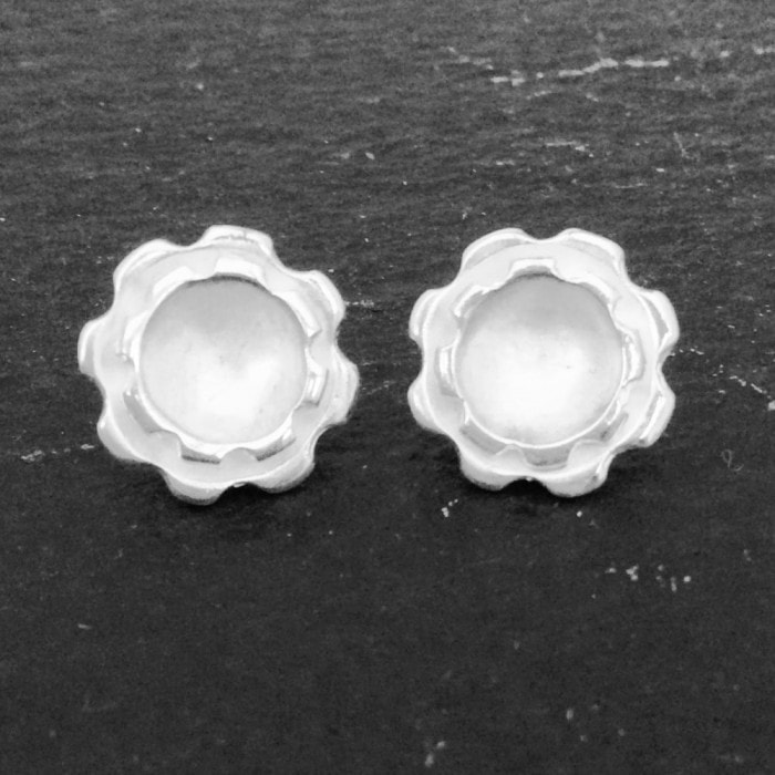 Fiore double flower studs